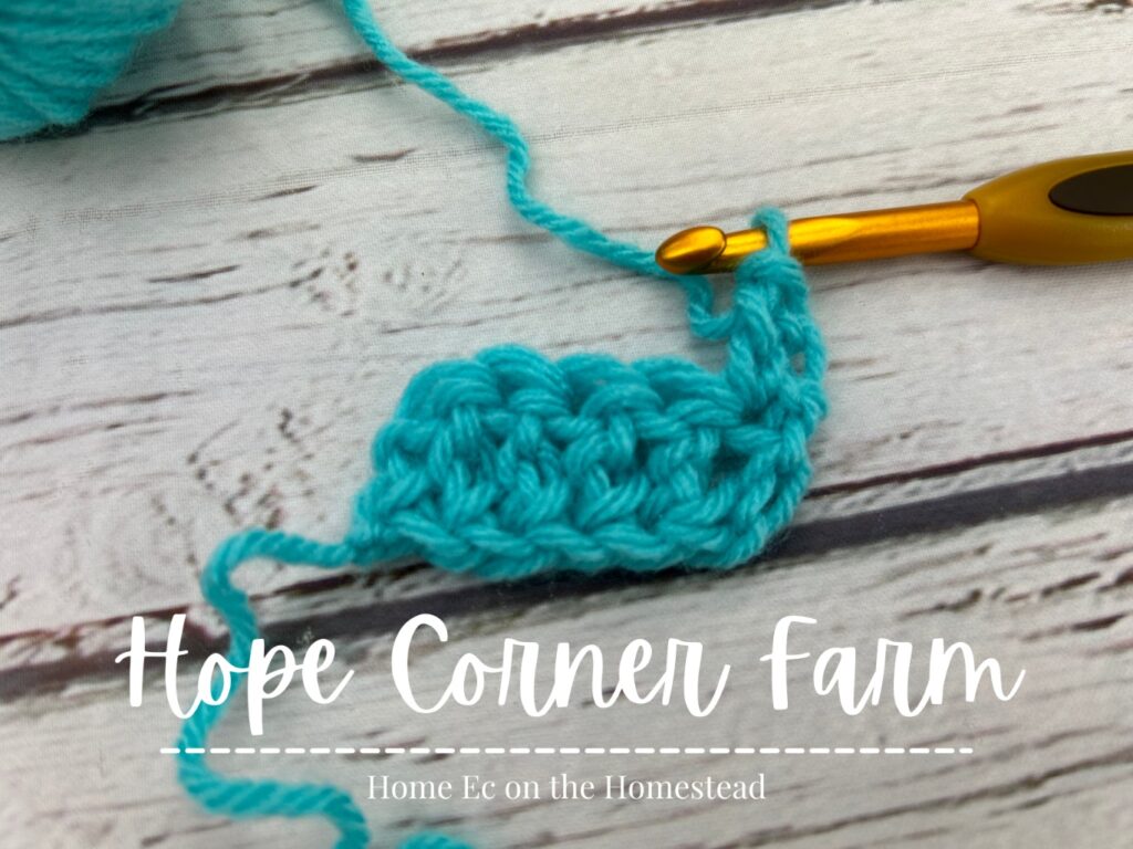 How To Stacked Single Crochet Stitch Hope Corner Farm