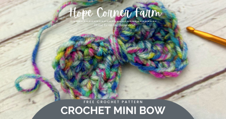 Crochet Mini Bow