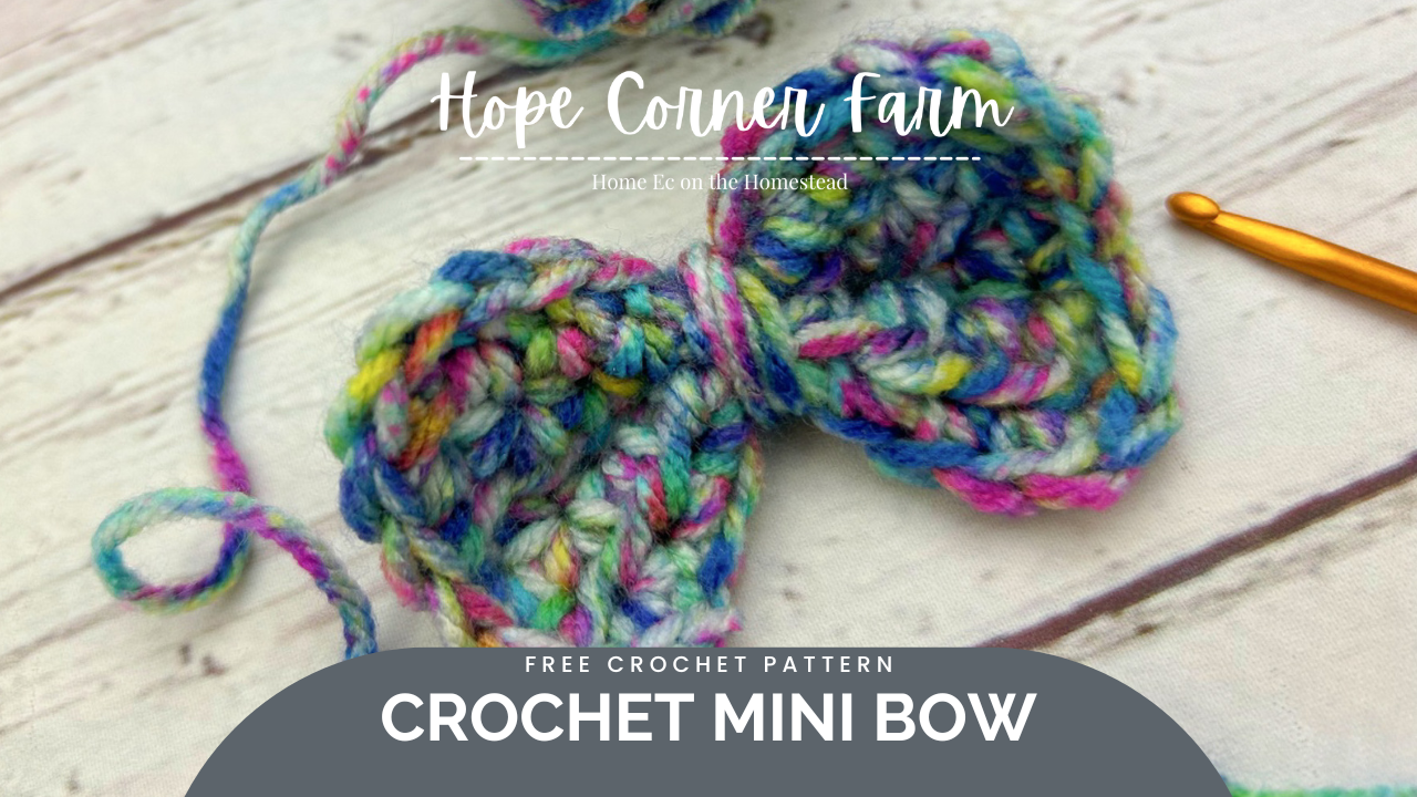 Crochet Mini Bow