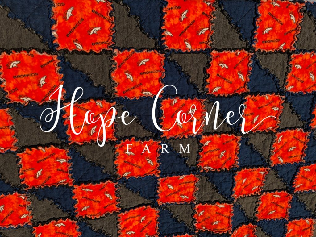 Half Square Triangle Rag Quilt Tutorial Hope Corner Farm