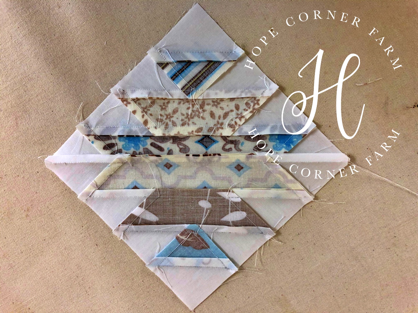 Paper Piecing Tutorial - Hope Corner Farm