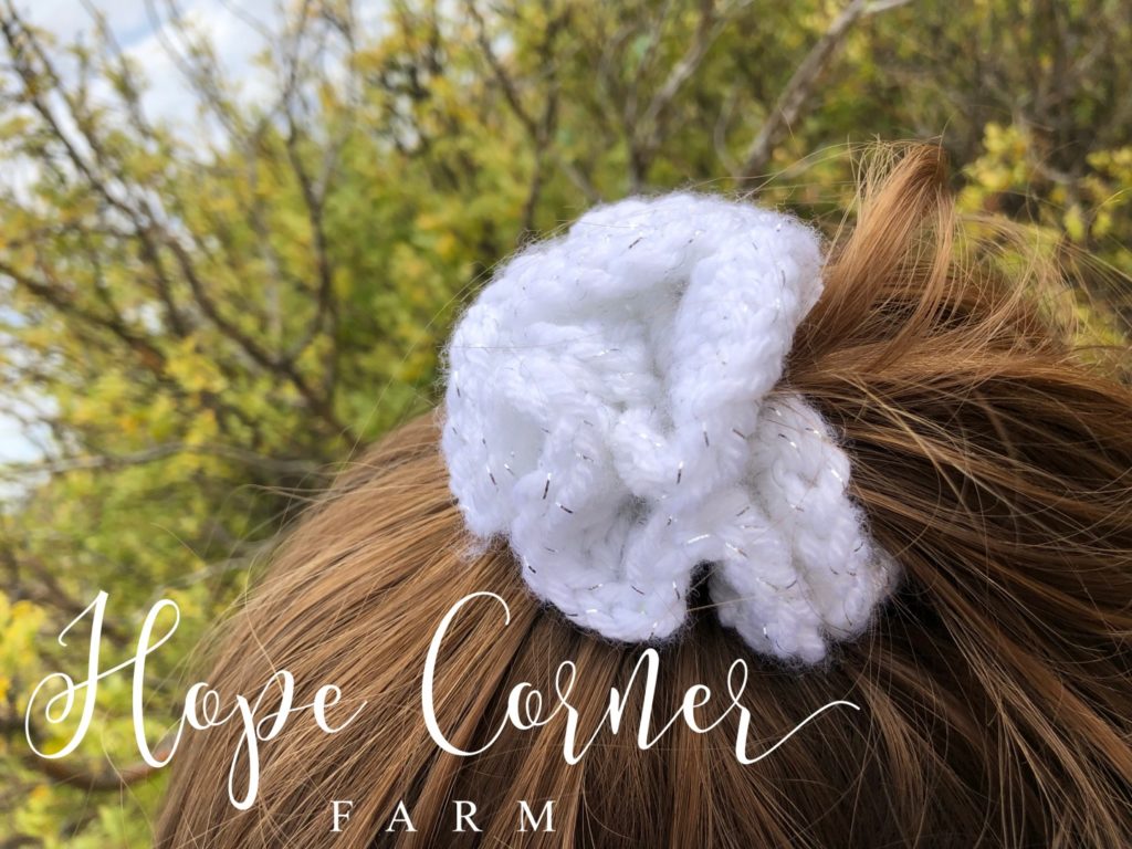 Crochet Scrunchie Hope Corner Farm