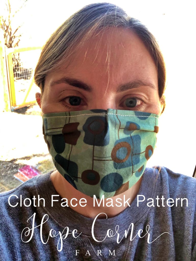 Cloth Face Mask Hope Corner Farm