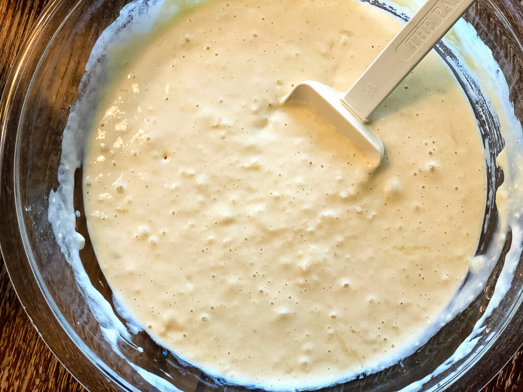 Quick and Easy Sourdough Pancake batter