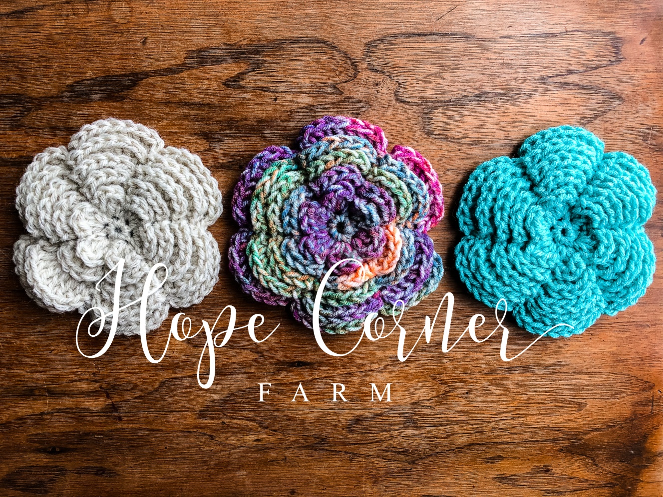 Large Crochet Flower Pattern