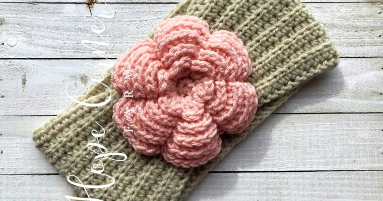 Wide Cinch Headband Crochet Pattern