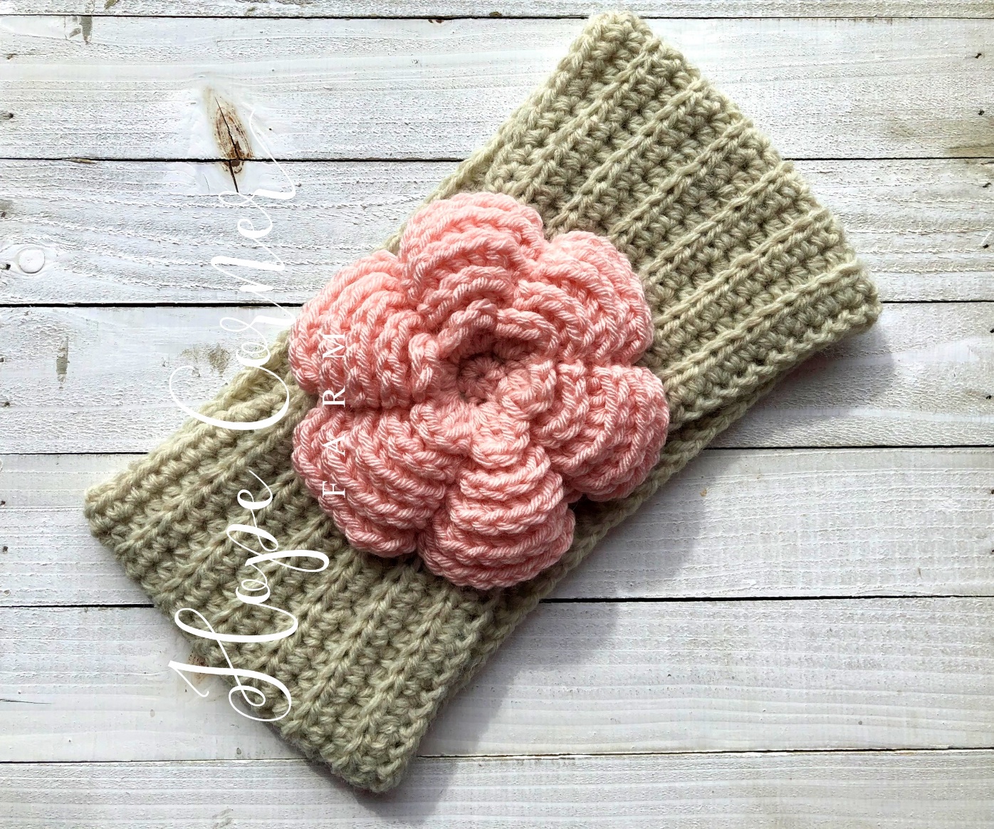 Wide Cinch Headband Crochet Pattern