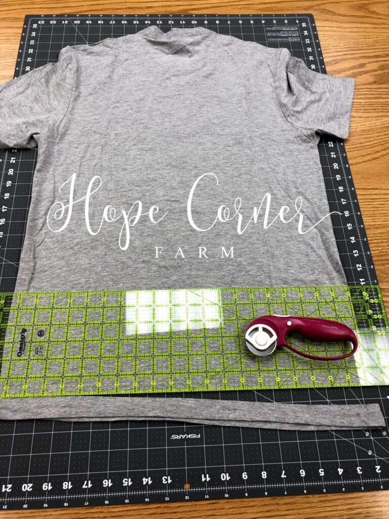 Creating t-shirt ties