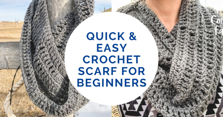 Quick and Easy Crochet Scarf for Beginners