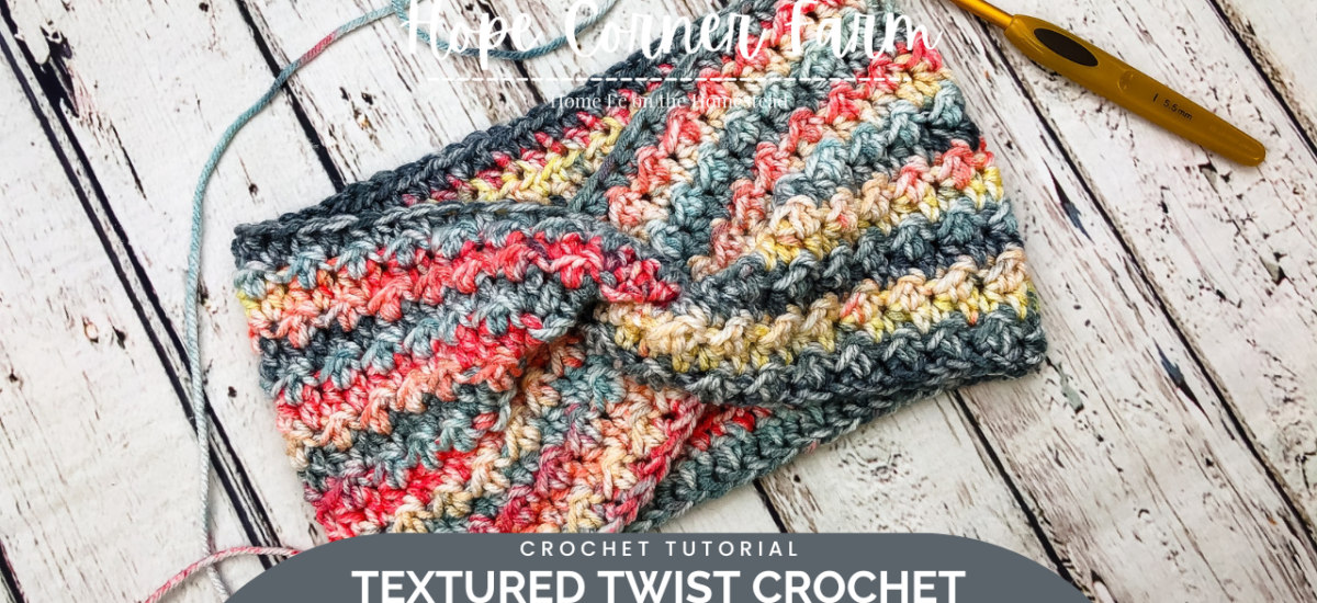 X-Twist Crochet Headband