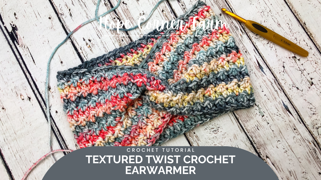 Textured Twist Crochet Headband  Free Pattern