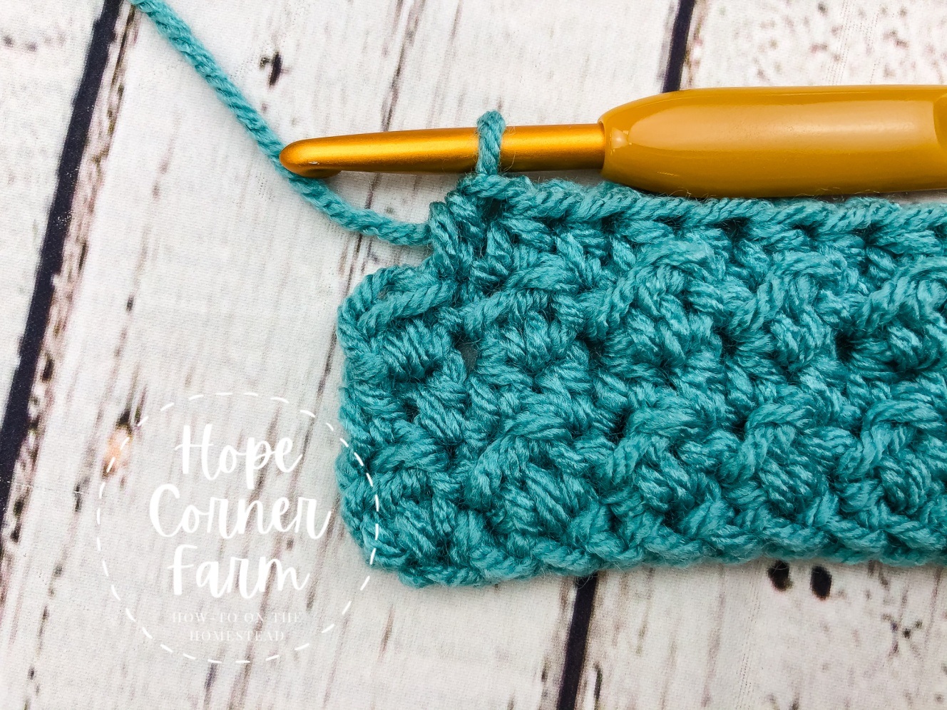 Textured Twist Crochet Headband Free Pattern - Hope Corner Farm