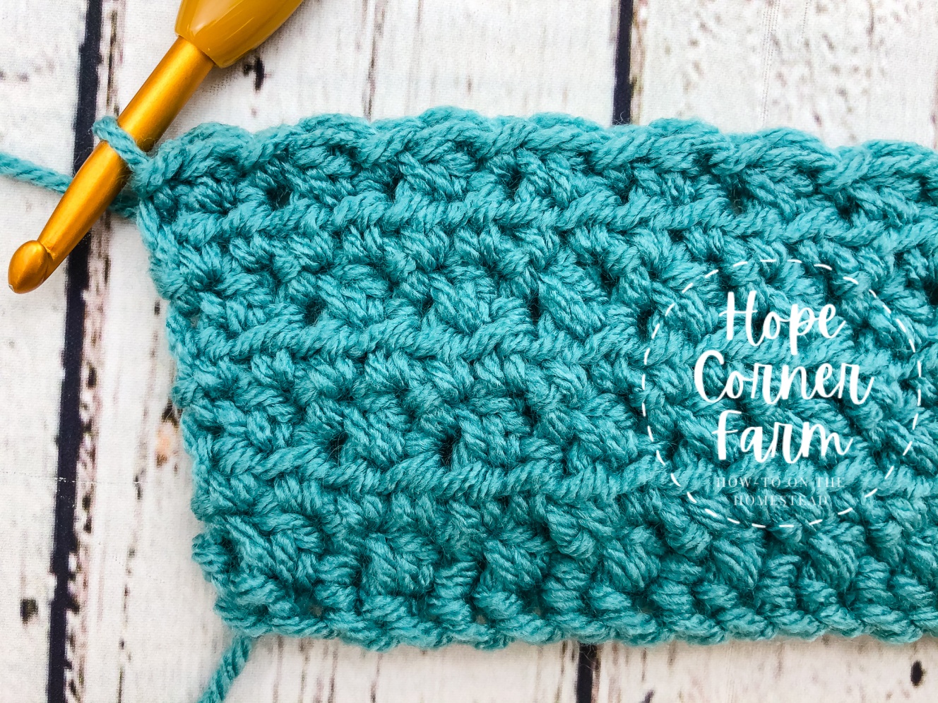 Textured Twist Crochet Headband Free Pattern - Hope Corner Farm