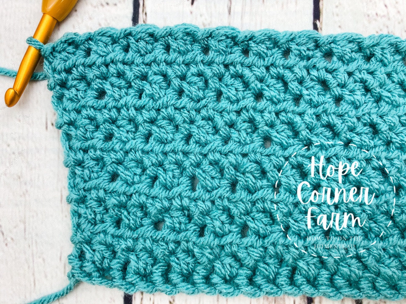 Textured Twist Crochet Headband Free Pattern - Hope Corner Farm