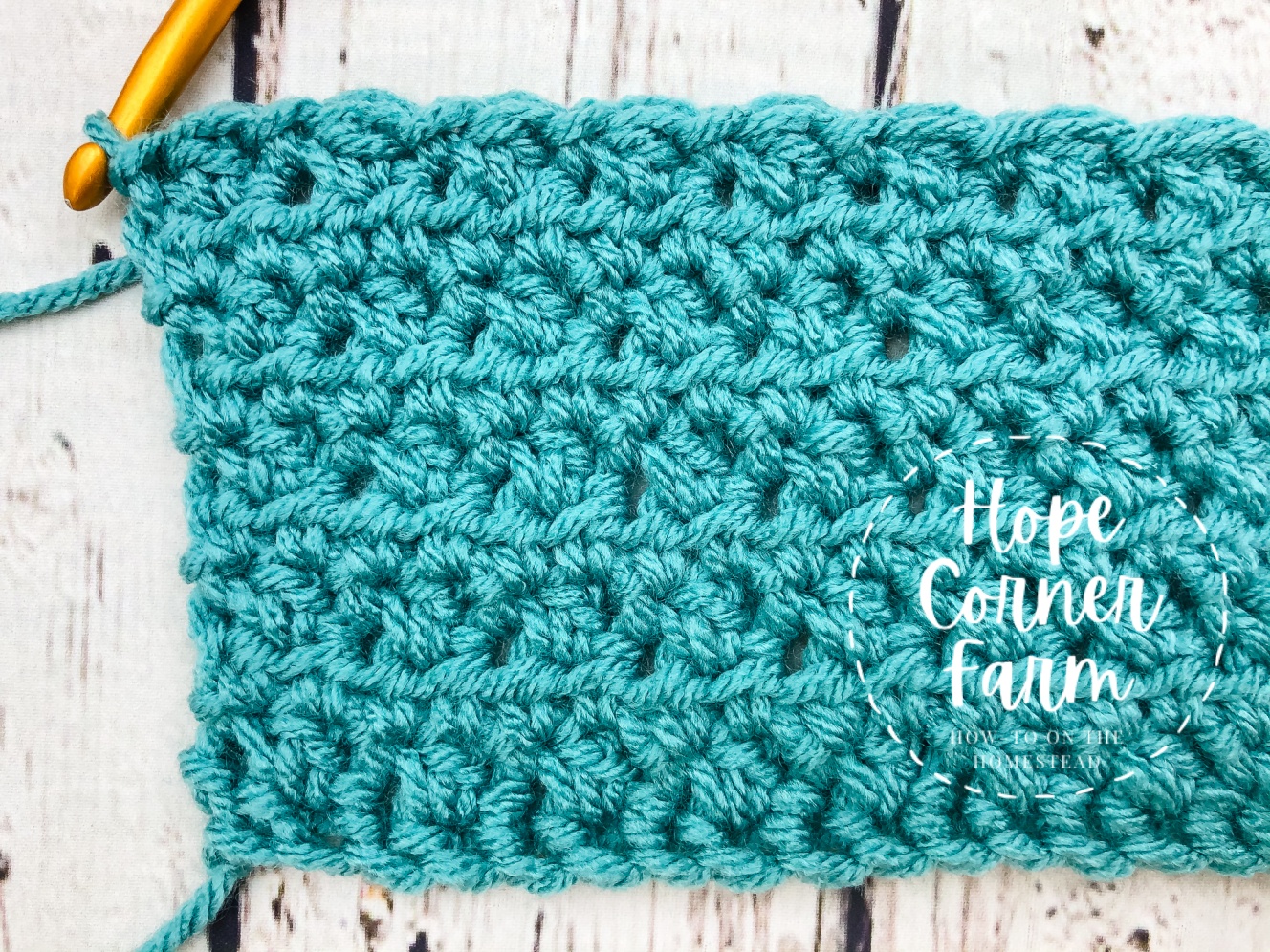 Textured Twist Crochet Headband Free Pattern - Hope Corner Farm