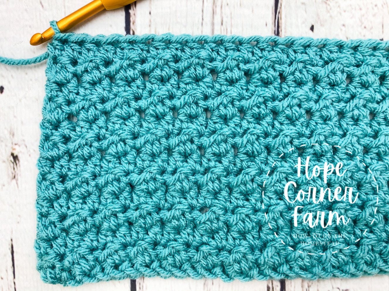 Textured Twist Crochet Headband Free Pattern - Hope Corner Farm