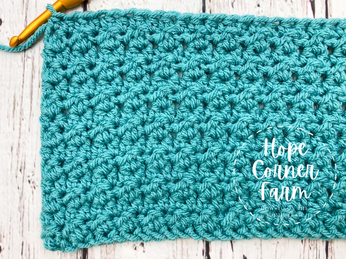 Textured Twist Crochet Headband Free Pattern - Hope Corner Farm