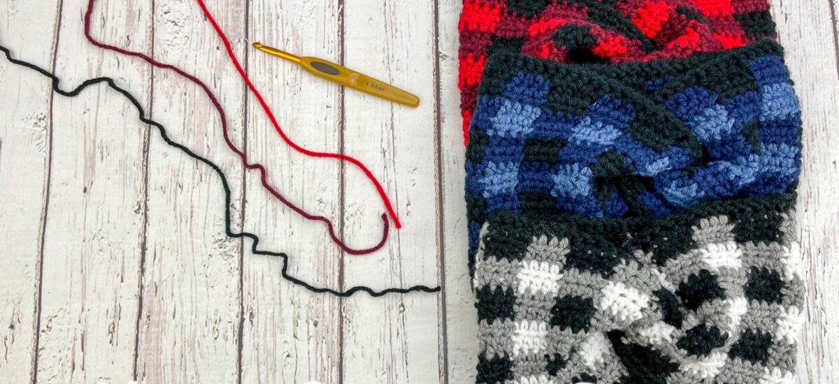 Crochet Buffalo Plaid Twist Pattern