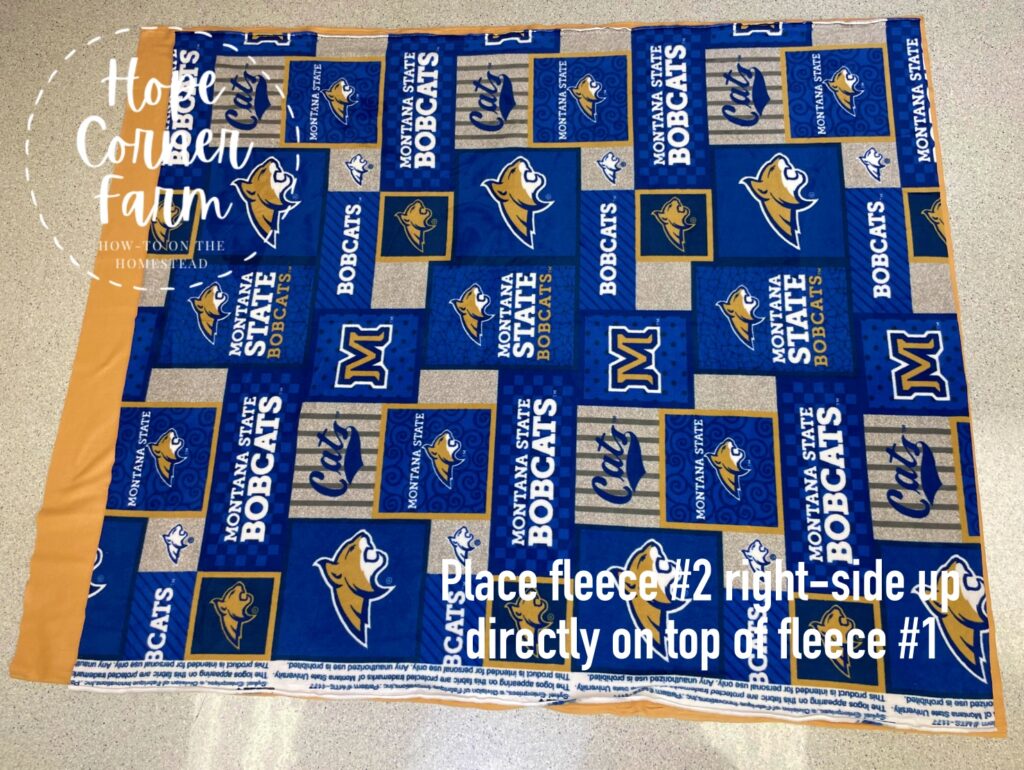 How to make a tie blanket