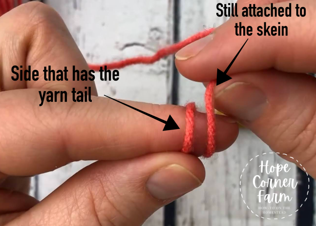 Placement of the yarn