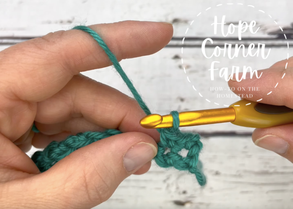how to single crochet stitch