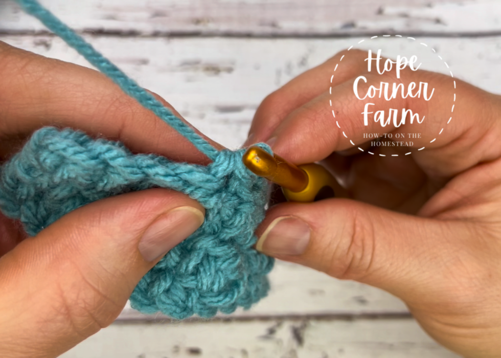 incorrect crochet slip stitch tension