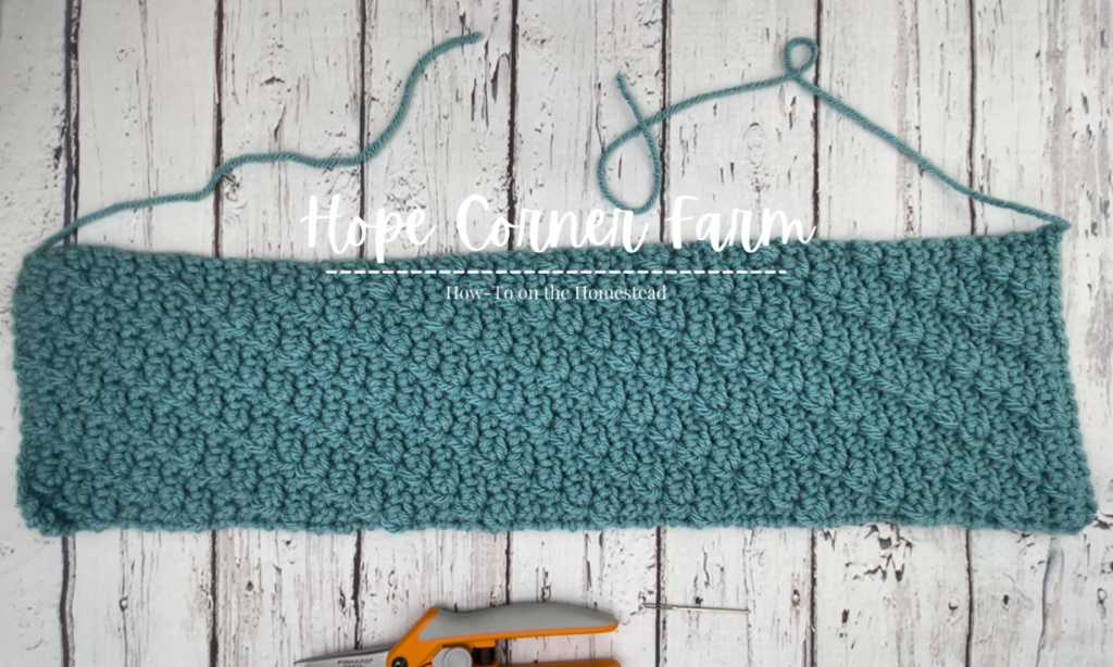 Almost finished free crochet headband pattern
