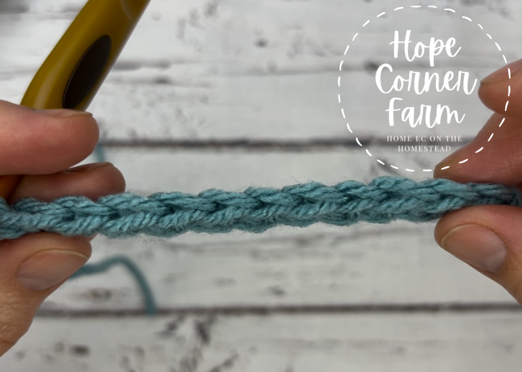 FSC to start the Granule Stitch in Crochet