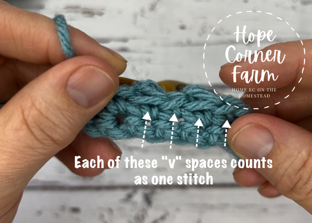 Counting the Granule Stitch in Crochet