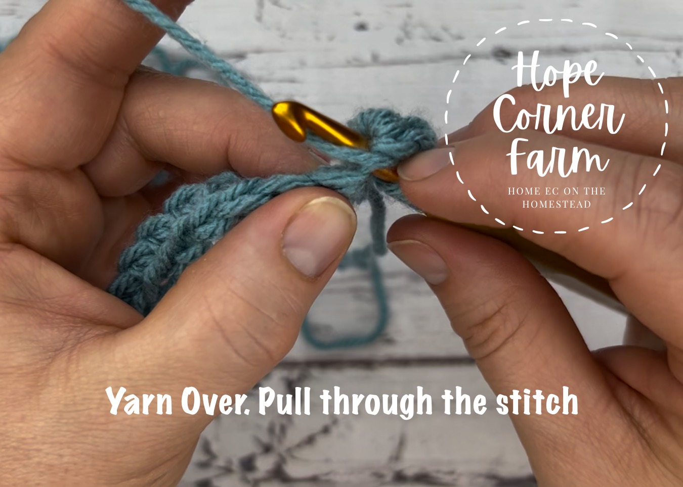 How to Spot Stitch in Crochet - Textured Crochet Stitch - Hope Corner Farm