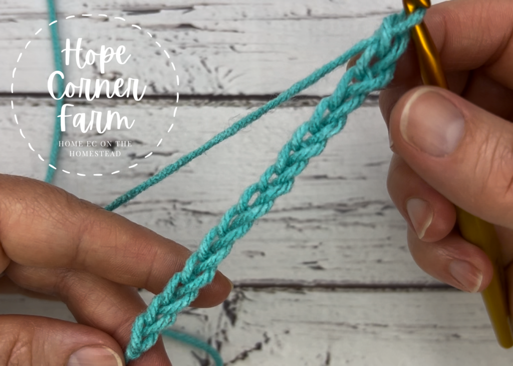 chain stitch in crochet
