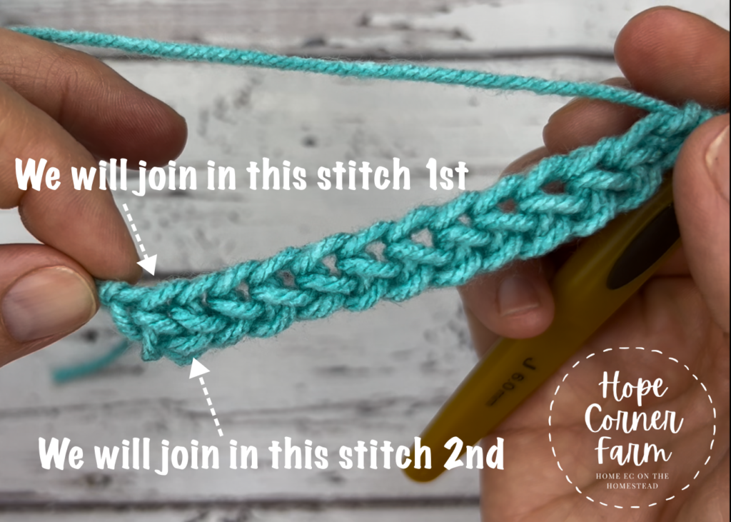 Foundation single crochet to start