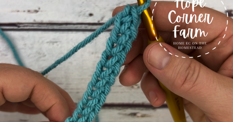 How to Foundation Single Crochet