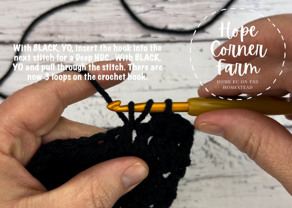 How to switch yarn colors in crochet buffalo plaid