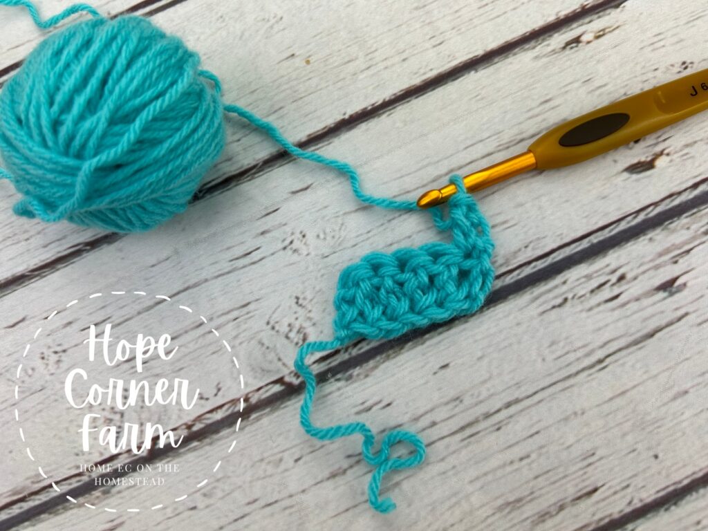 How to stacked single crochet stitch