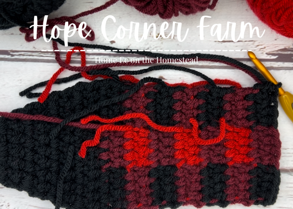 Crochet Buffalo Plaid