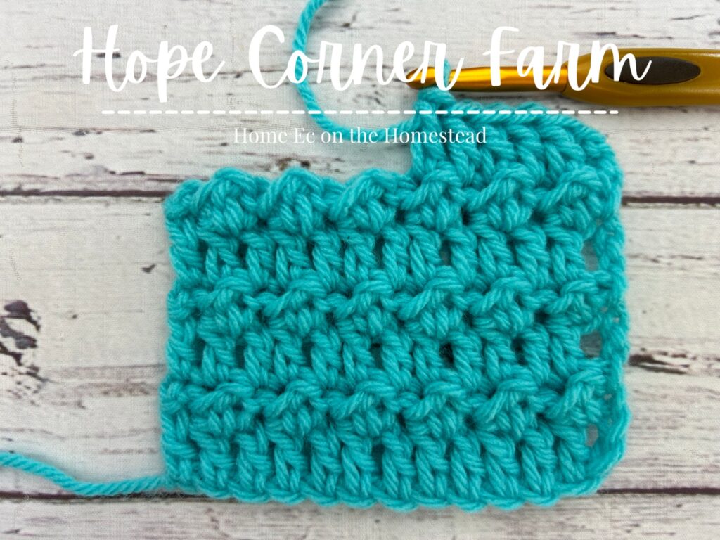 How to Floret Stitch in Crochet Photo Tutorial