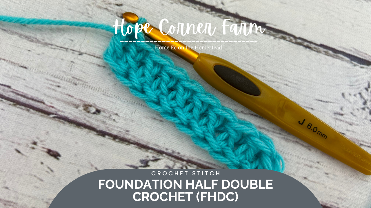How to Foundation Double Crochet Stitch