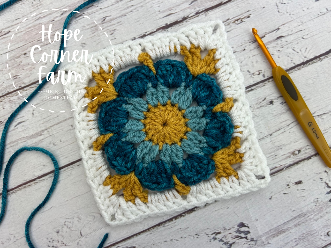 Simple Granny Square Pattern and Tutorial