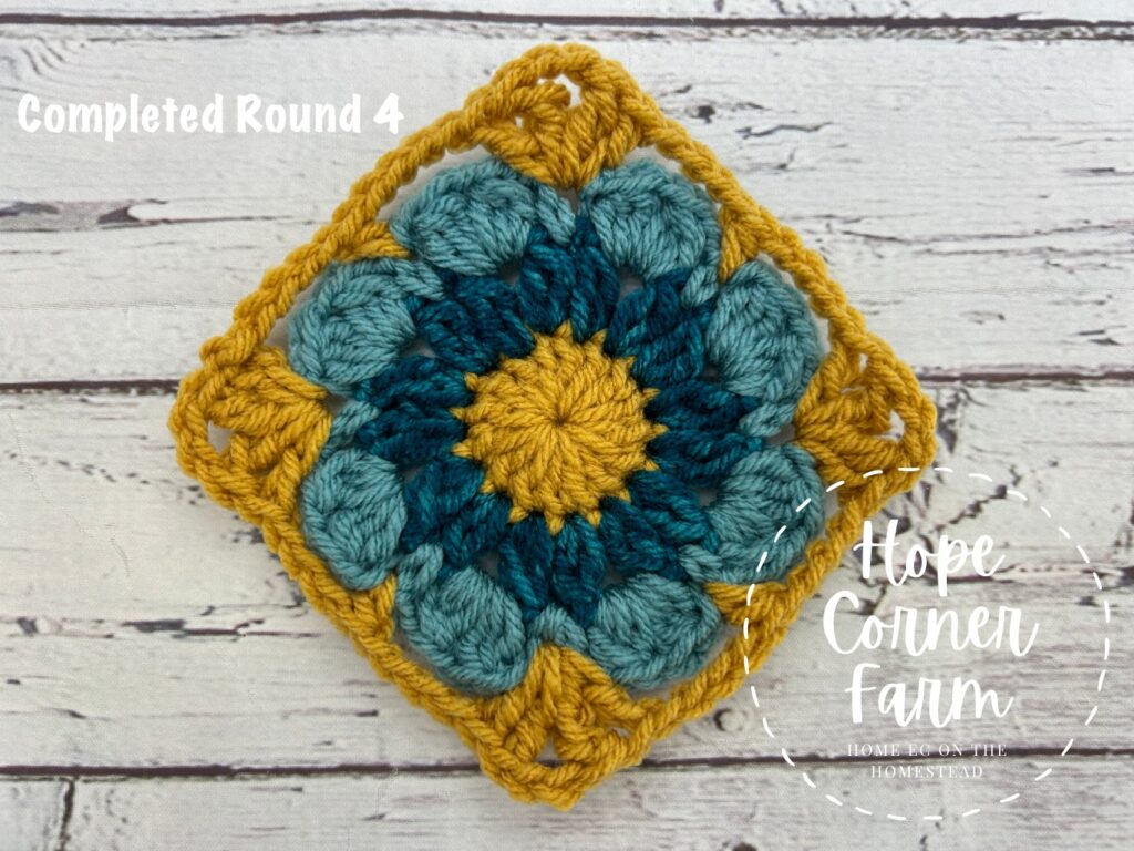 complete round four hope corner farm crochet