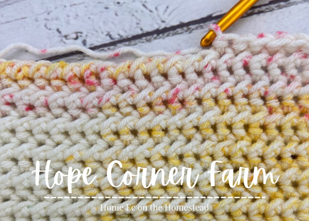 Yarn Over Slip Stitch in crochet