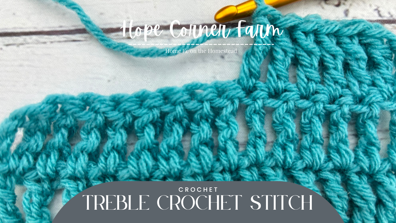 How to Treble Crochet Stitch