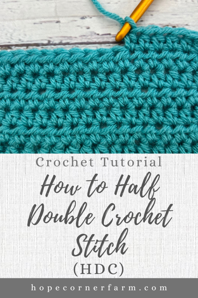 How to Half Double Crochet Stitch