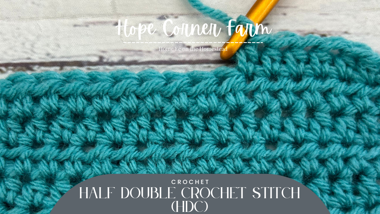 How to Half Double Crochet Stitch