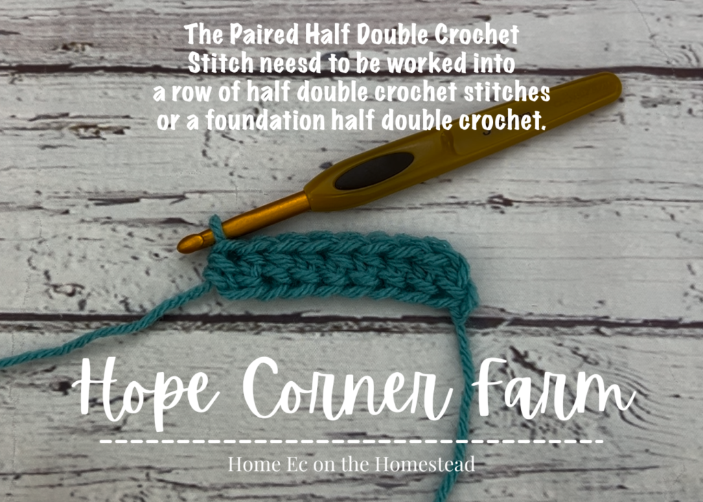 How to start the crochet stitch