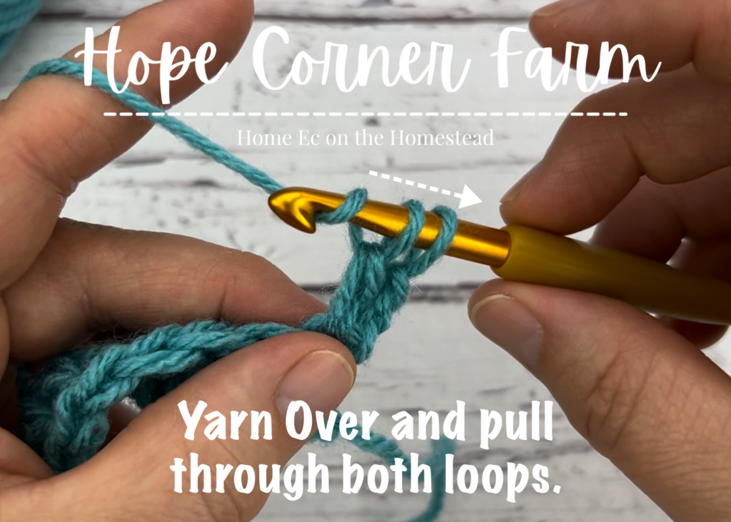 Yarn Over and pull through both loops