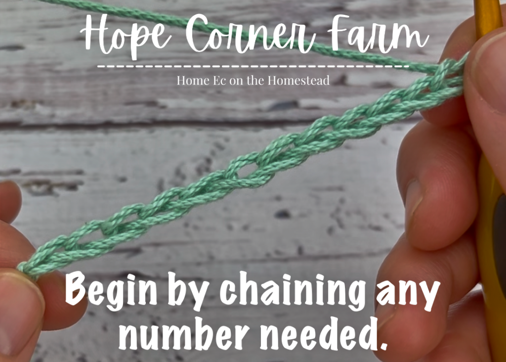 begin by chaining any number of chains