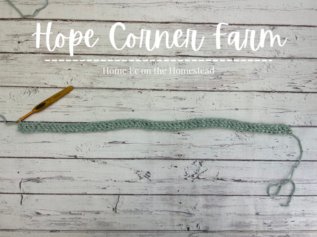 Foundation double crochet start