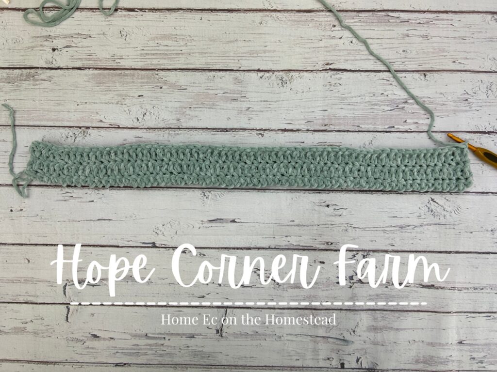 Row 5 crochet headband pattern