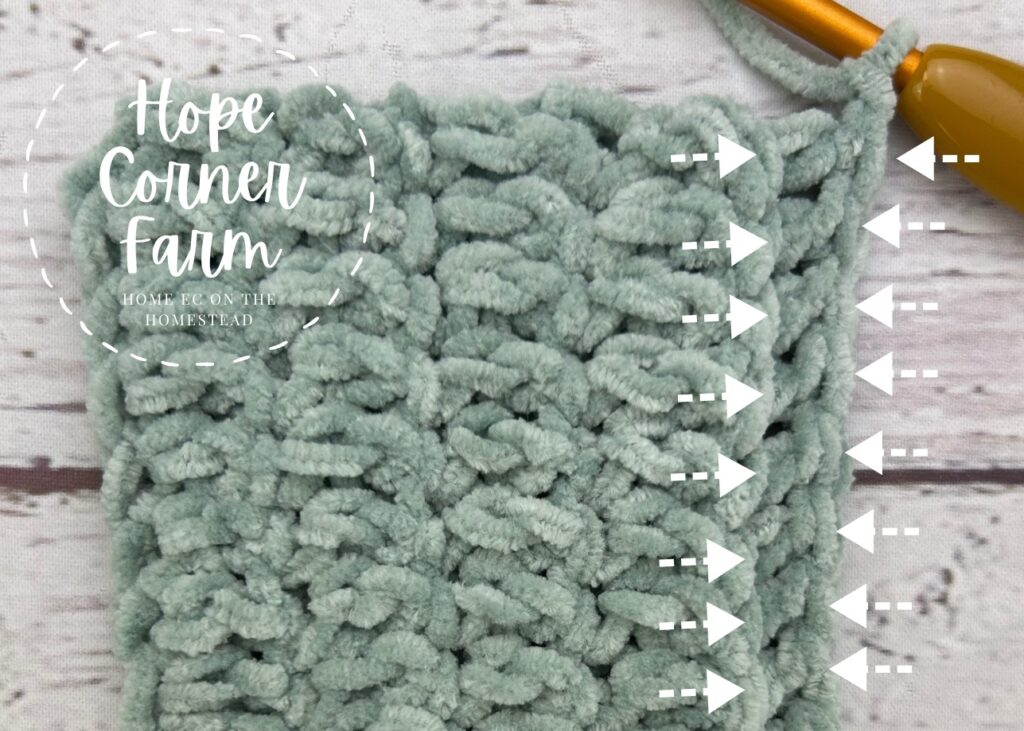 Crochet Stitch Placement